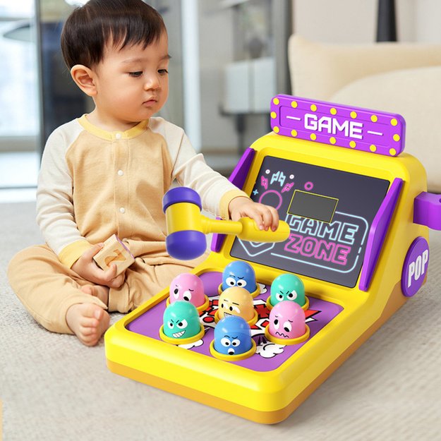 Whack A Mole Arcade Game lošimo automatas su plaktuku Lights Sounds