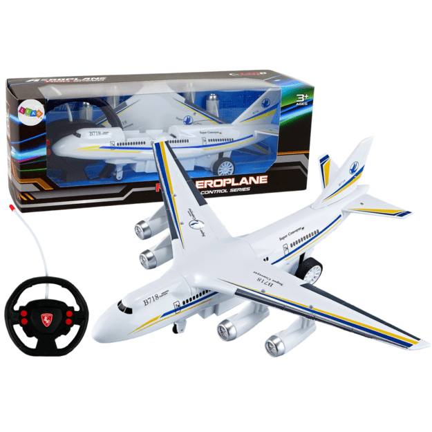 Remote-controlled passenger aircraft + Steering wheel-shaped