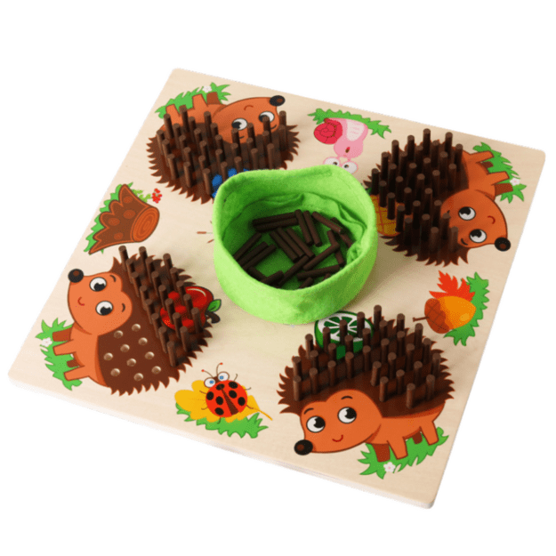 Hedgehog Board Game Logical Learning to Count Wooden