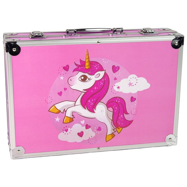 Large Artistic Set in a 145-piece suitcase Pink Unicorn
