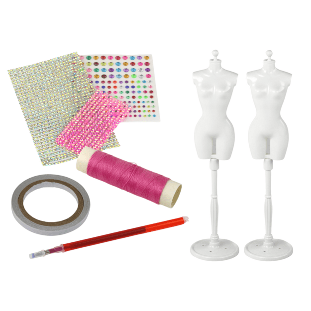 Kūrybinis meninis rinkinys suknelėms kurti 1