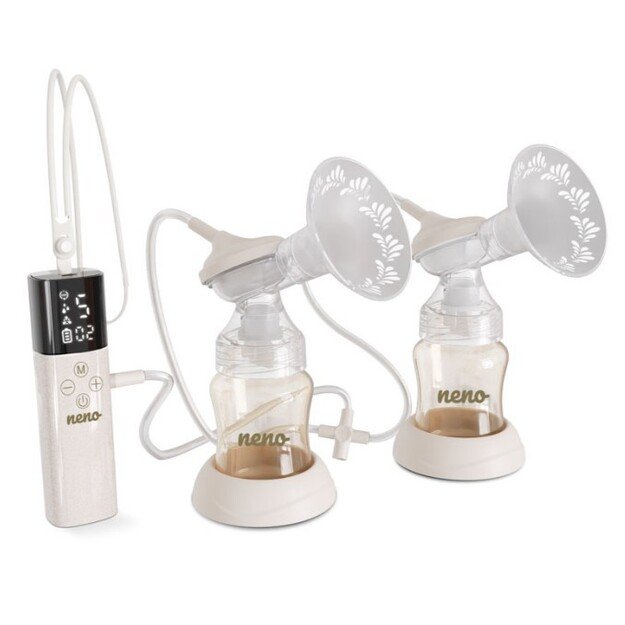 Neno Camino PRO krūties pompa – su buteliukais ir krūtinės gaubteliais 10