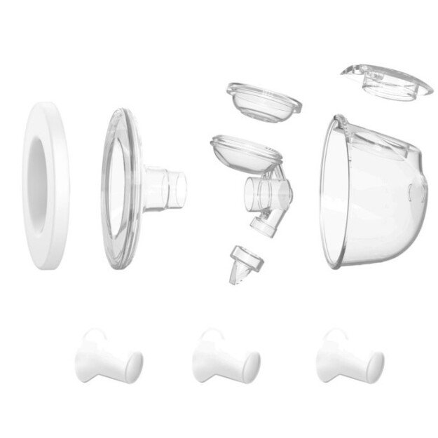 Neno Camino PRO krūties pompa – su buteliukais ir krūtinės gaubteliais 6