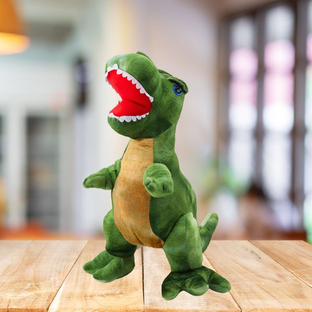 Plush Toy Dinosaur Cuddly Toy With Textured Skin Green 45cm 1