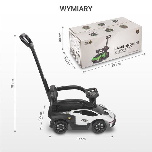 LAMBORGHINI ESSENZA RIDE-ON ORANGE 19