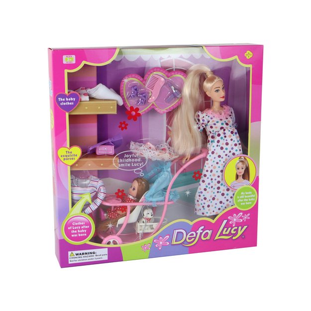 Pregnant Lucy Doll Set XXL Accessories 6