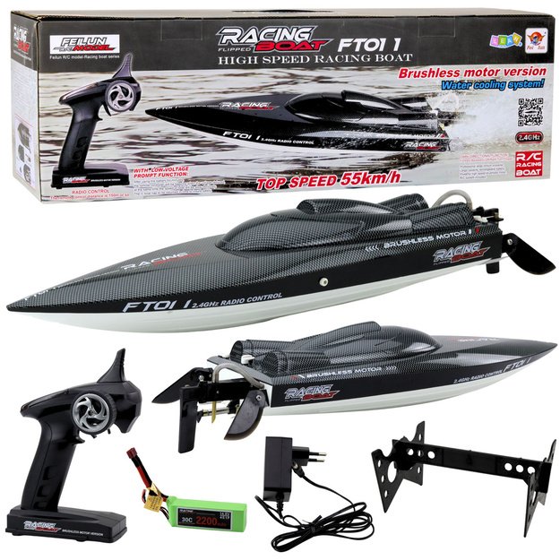 FT011 Remote Controlled RC Brushless Motorboat 55km/h