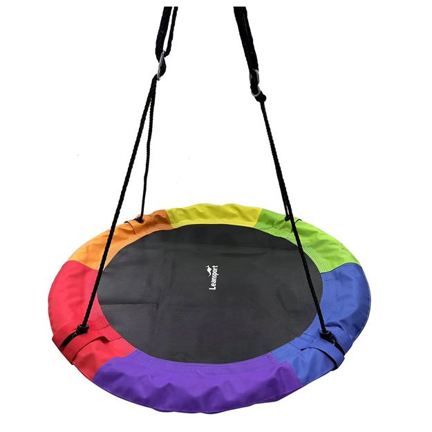 Garden Swing Stork s Nest For Children Colorful 100cm 1