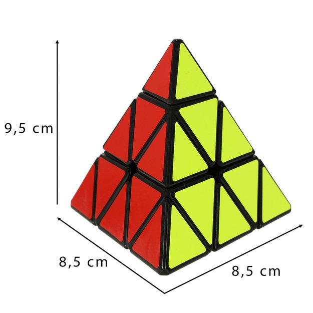 Dėlionės žaidimas PYRAMINX dėlionės kubas 9,7 cm