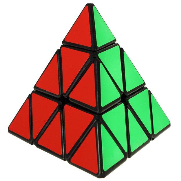 Dėlionės žaidimas PYRAMINX dėlionės kubas 9,7 cm