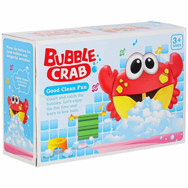 Burbulų generatorius putų vonios žaislas krabas 31