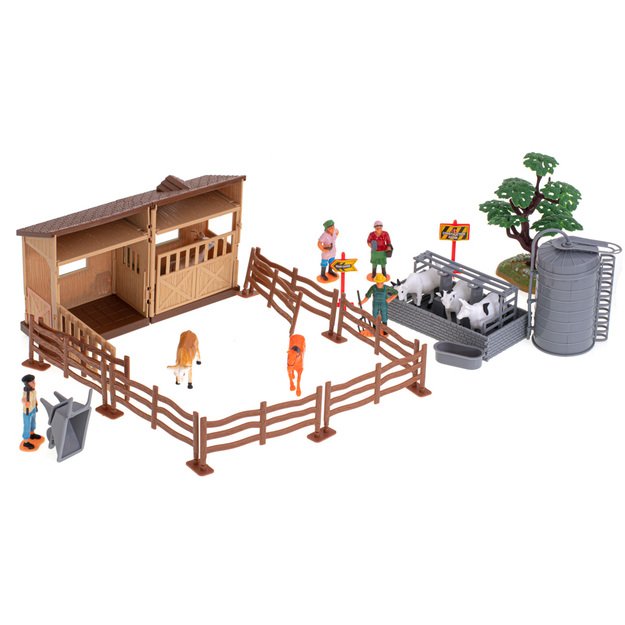 Ūkinis pastatas su gyvuliais ir technika 49 vnt. 8