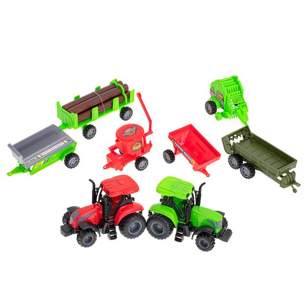 Ūkinis pastatas su gyvuliais ir technika 49 vnt. 10