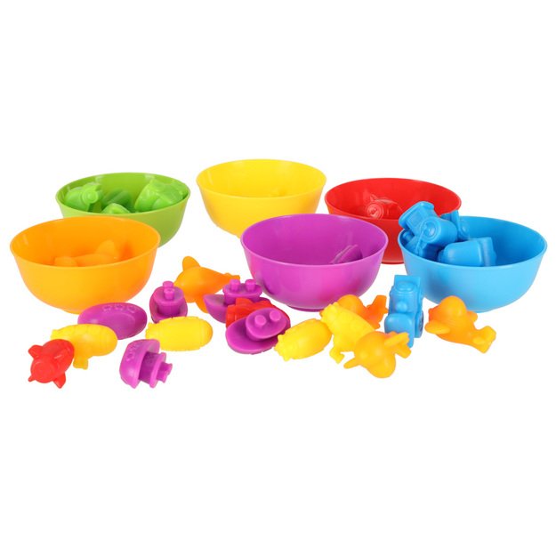 Mokomosios priemonės, skirtos mokytis skaičiuoti montessori 36el.