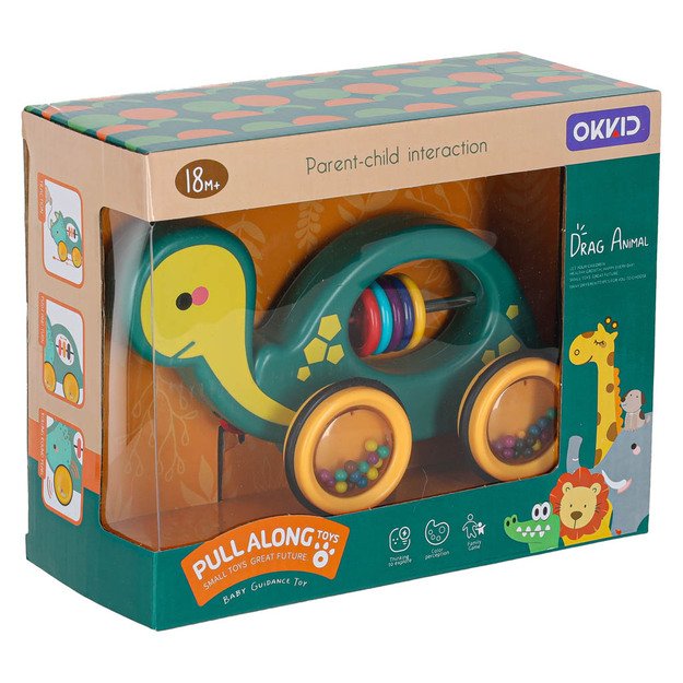 Medinis barškutis ant virvutės mobilusis vėžlys 20