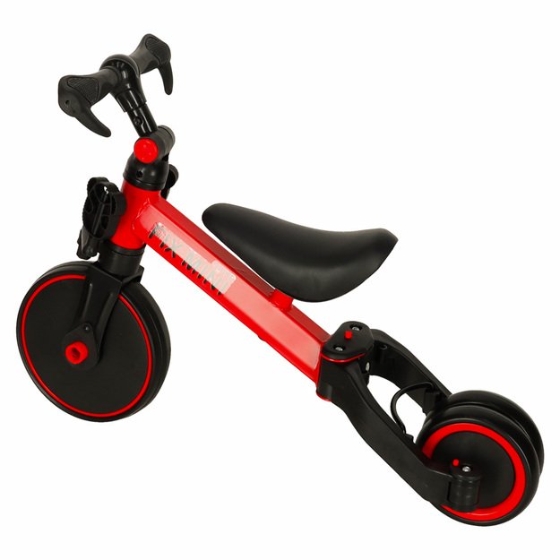 Trike Fix Mini krosinis triratukas 3in1 su pedalais (raudonas)