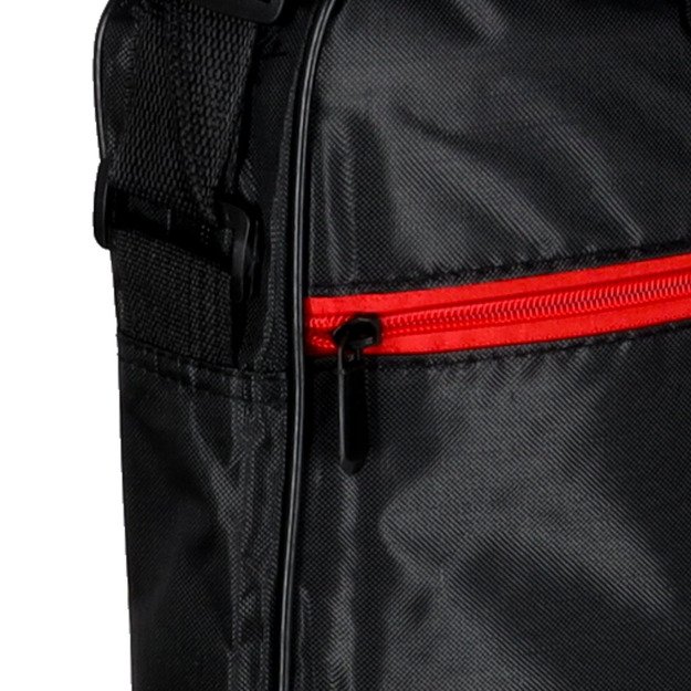 Nešiojamojo kompiuterio krepšys 15,6 colių dėklas su dirželiu portfelis moteriškas vyriškas juodas 7