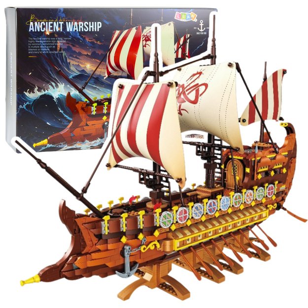 Ancient Roman Ship Building Blocks 2073 pcs.