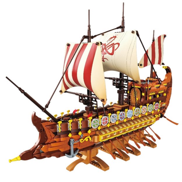 Ancient Roman Ship Building Blocks 2073 pcs. 1