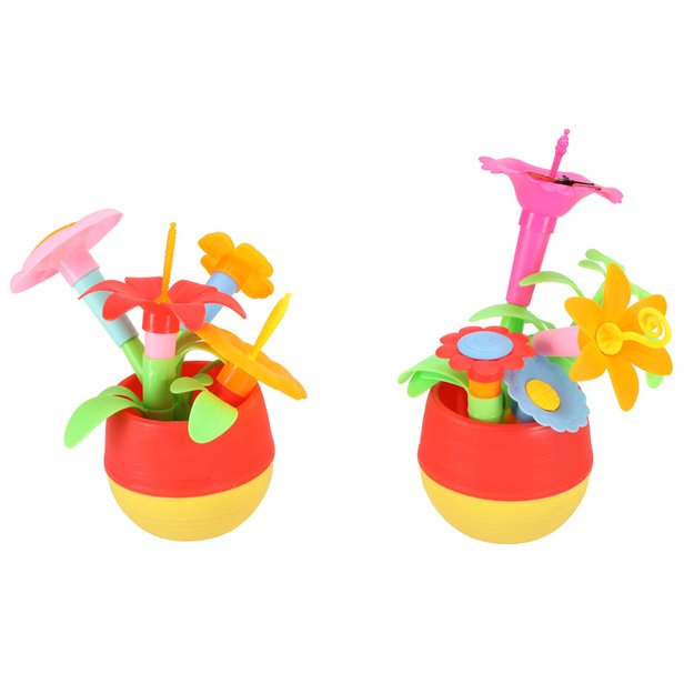 Gėlės kūrybiniai blokai gėlių sodas 175 elementai 18