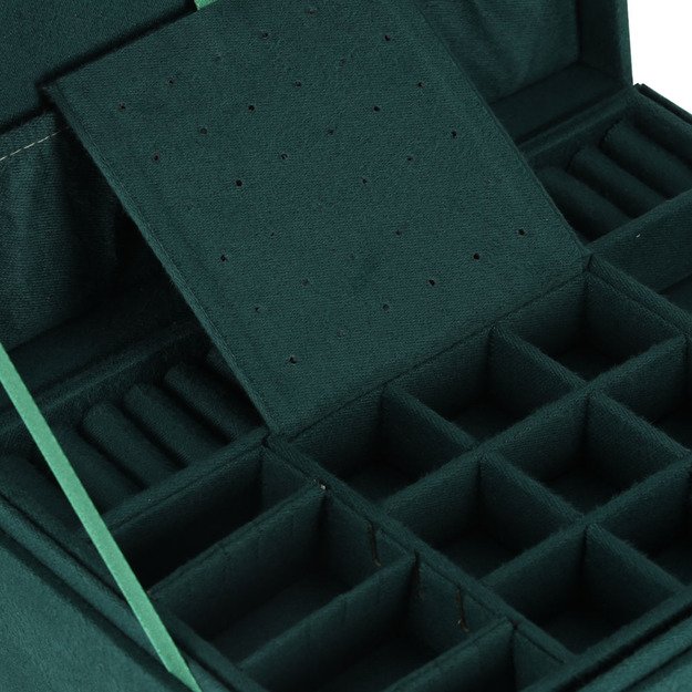 Juvelyrinių dirbinių dėžutės organizatorius žalias 9