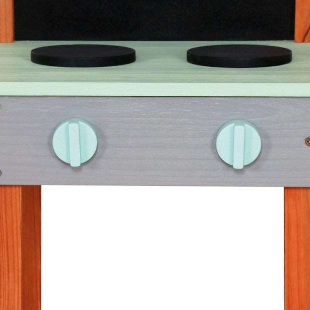 Vaikų medinė sodo purvo virtuvė vasaros Lulilo Sableto priedai 110,5 cm 3