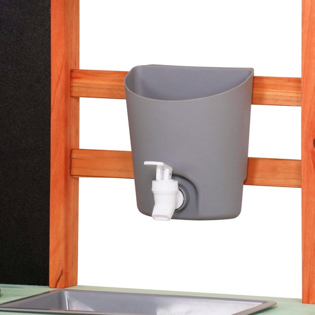 Vaikų medinė sodo purvo virtuvė vasaros Lulilo Sableto priedai 110,5 cm 4