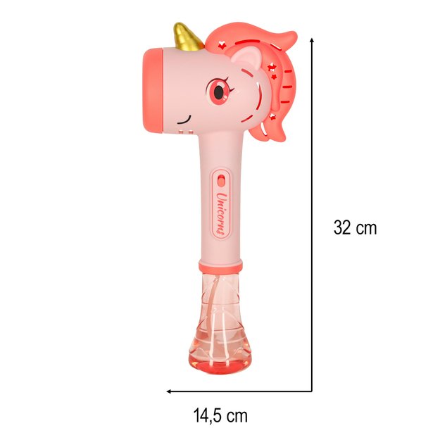 Muilo burbulų pistoletas burbulų mašina vienaragis lazdelė šviesos garsas 9