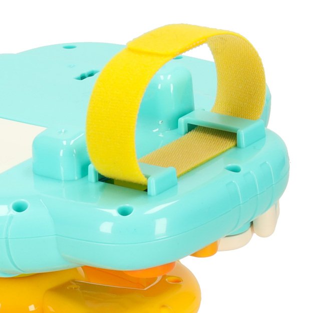 Kūdikio mažylio interaktyvus vairas su vaikiško vežimėlio simuliatoriumi muzikos garsai mėlyna 10