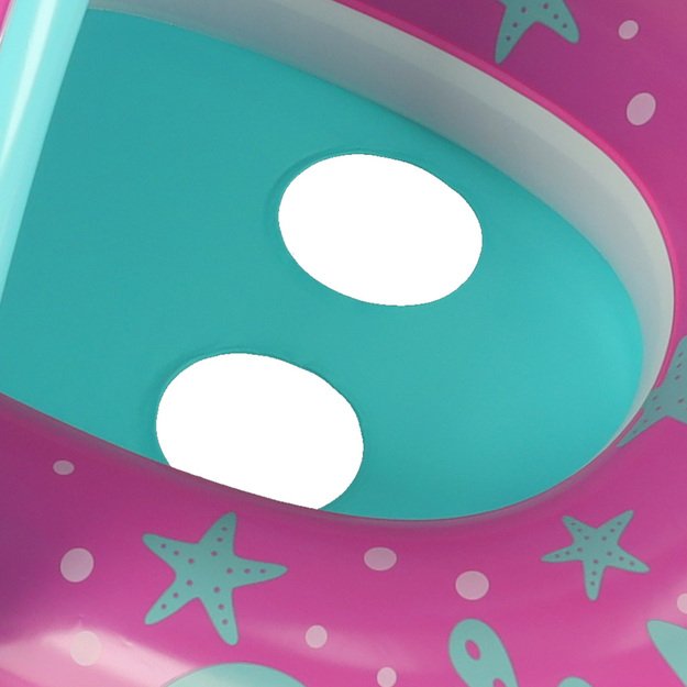 BESTWAY 34091 Pripučiamas pontonas su stogeliu rožinės spalvos 14