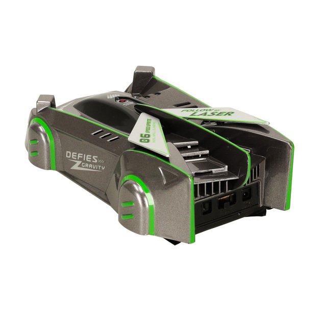 RC Laser Controlled Wall Driving Car (Grey)