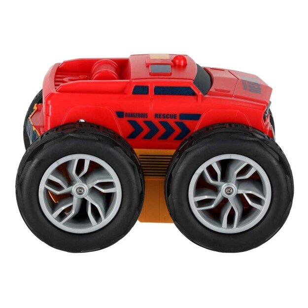 RC Revolt 2 Sided Rescue Racer mėlynas nuotolinio valdymo automobilis 17