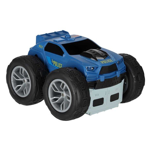 RC Revolt 2 Sided Rescue Racer mėlynas nuotolinio valdymo automobilis 4