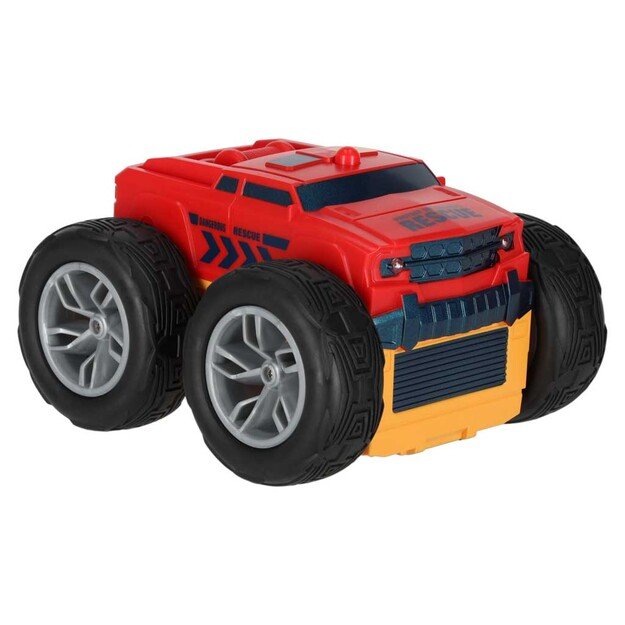 RC Revolt 2 Sided Rescue Racer mėlynas nuotolinio valdymo automobilis 18