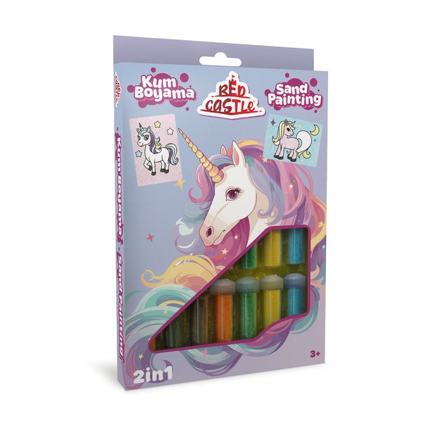 Red Castle kūrybinis smėlio rinkinys 2in1, Vienaragis