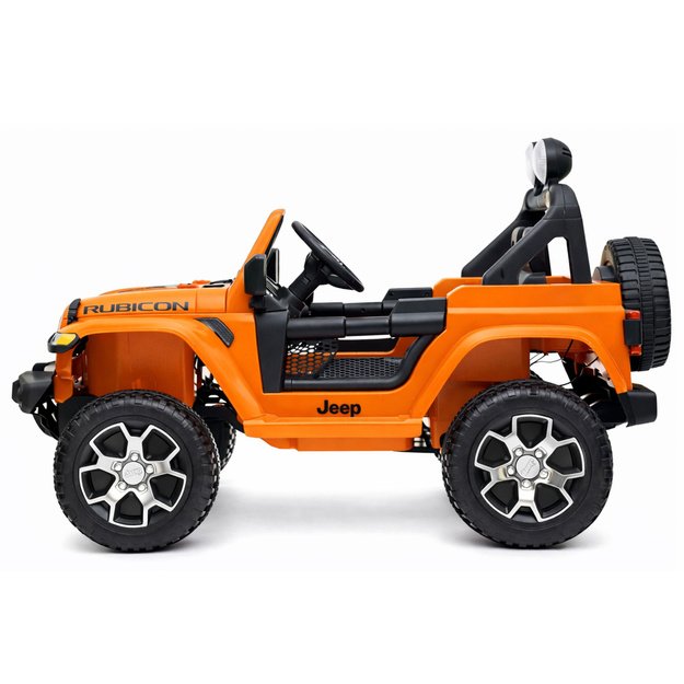 Electric Ride On  Jeep Rubicon 4x4 Orange