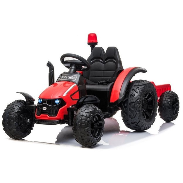 Electric Ride On Tractor HZB-200 with Trailer Red 1