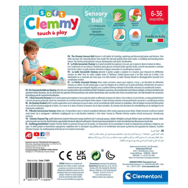 Clemmy Sensory Ball Clementoni 17689 4