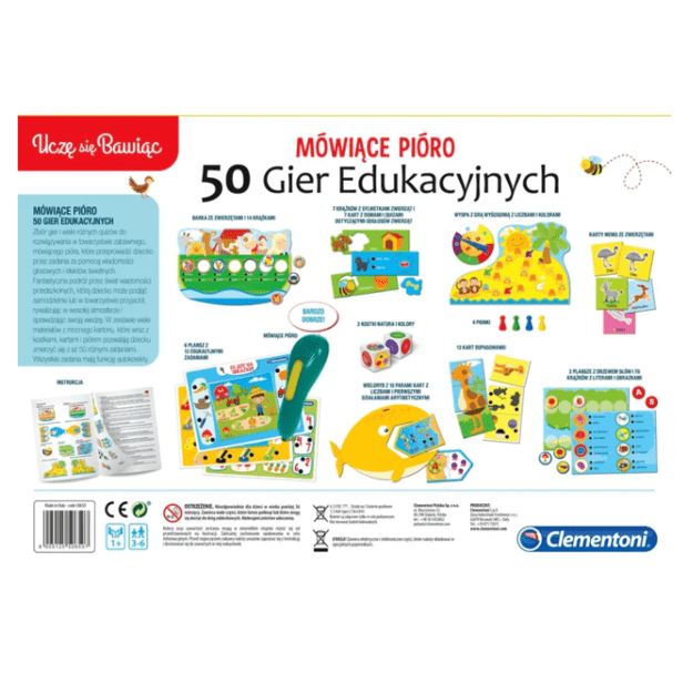 Talking Pen 50 Educational Games Play and Learn Polish Language Clementoni 50650 3
