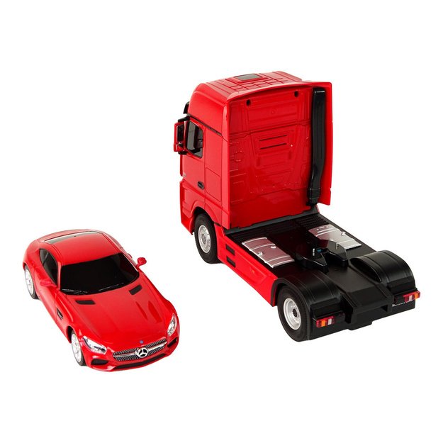 Tow truck R/C Mercedes-Benz 1:26 Red 5