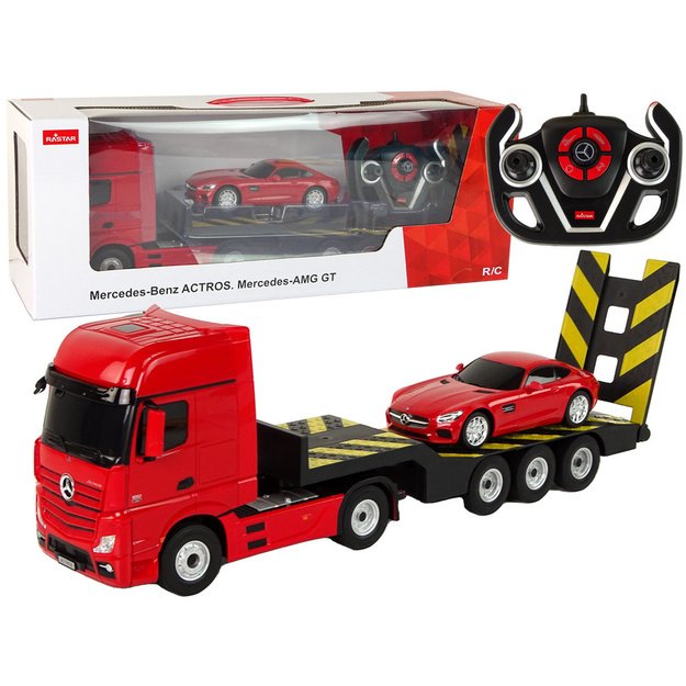 Tow truck R/C Mercedes-Benz 1:26 Red