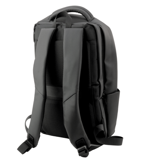 City Business Backpack USB Laptop Pocket Black 16L 41cm 2