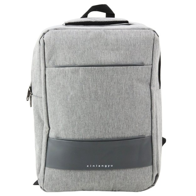 City Business Backpack USB Middle Compartment Gray 14L 40cm