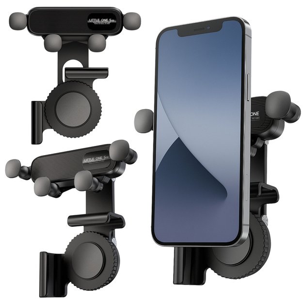 Car Phone Holder Mounted on the Center Panel Screen