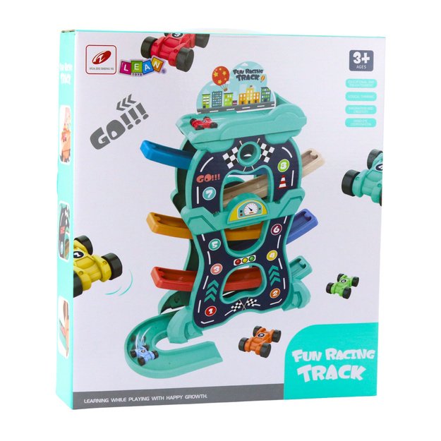 Edukacinė automobilių trasa su 3 lygiais ir 7 mašinėlėmis 2