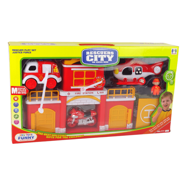 Gaisrinės stoties rinkinys su garsu 7