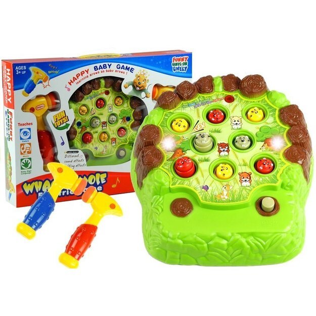 "Whack a Mole" elektrinis žaidimas Žaisliniai plaktukai su garsais 5