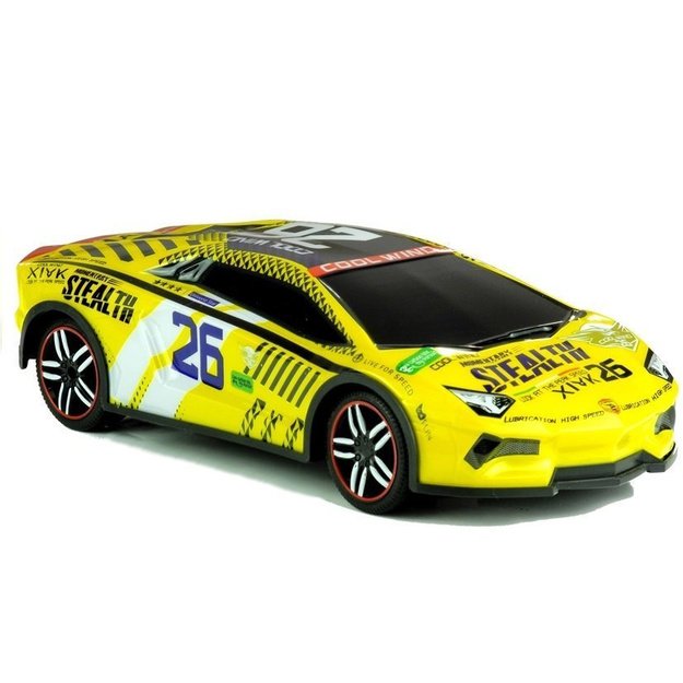 Remote controlled Sports Car R/C Remote Yellow