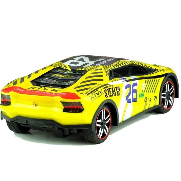 Remote controlled Sports Car R/C Remote Yellow