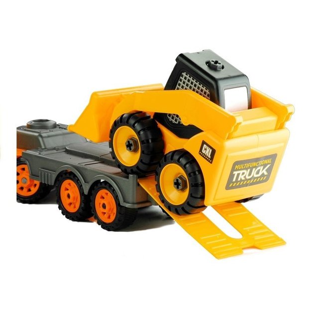 Dvi statybinės transporto priemonės įrankiams išardyti 12